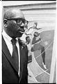 Image of Jacob Lawrence at Seattle Art Museum, December 15, 1974