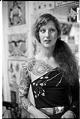 Image of Madame Lazonga, tattoo artist, Seattle, February 7, 1978