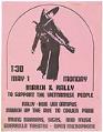 Image of Poster for anti-war march and rally at University of Washington, Seattle, 1972