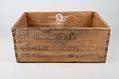 Image of Wooden crate used at the Hong Lee Laundry, ca. 1930s