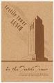 Image of Textile Tower lunch menu, circa 1945