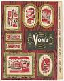 Image of Von's Cafe menu, August 21, 1956