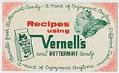 Image of Recipes Using Vernell's Real Buttermint Candy, circa 1951