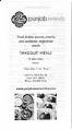 Image of Punjab Sweets takeout menu, Kent, WA, 2019