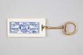 Image of United Garment Workers keychain belonging to Betty Kugland, ca. 1970s-1980s