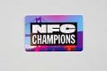 Image of Super Bowl LX NFC Champions card given to a member of the Seattle Seahawks Ring of Honor club, 2026